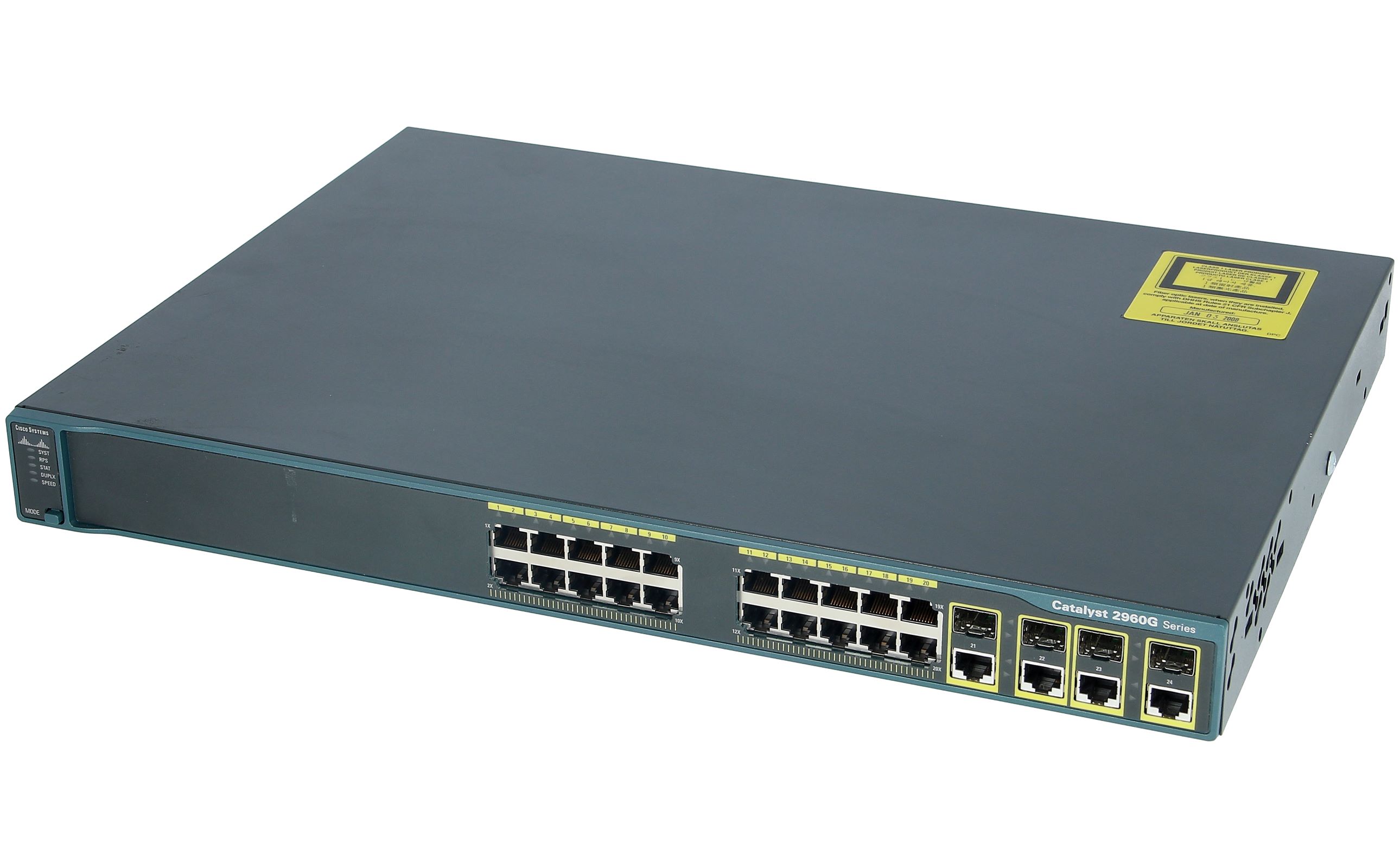 Gigabit Ethernet Switch #1 USATO Cisco ws-c2960g-24tc-l 